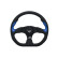 Simoni Racing Sports Steering Wheel X2 Poly / Pelle 'Formula' 330mm - Black / Blue, Thumbnail 2