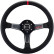 Sparco Universal Sport Steering Wheel 'L575 Nero' - Black Leather - Diameter 350mm, Thumbnail 2