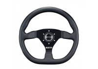 Sparco Universal Sports steering wheel 'L360 Flat' - Black Leather - Diameter 330mm
