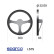 Sparco Universal Sports steering wheel 'L575 Monza' - Black Suede - Diameter 350mm, Thumbnail 2