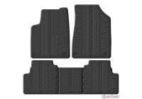 Alfombrillas de goma Gledring compatibles con Dongfeng Box EV 2024 (perfil en T de 5 piezas)