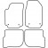 Alfombrillas de coche compatibles con Audi 100 1991-1994 / A6 1994-1997, Miniatura 2