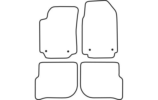 Alfombrillas de coche compatibles con Audi 100 1991-1994 / A6 1994-1997, Imagen 2