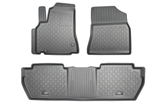 Alfombrillas de goma adecuadas para Citroën Berlingo / Peugeot Partner 2008-2018