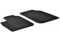 Alfombrillas de goma compatibles con Dacia Logan Furgoneta/Pick-Up 2005- (T-Design, 4 piezas)