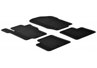 Alfombrillas de goma compatibles con Mercedes Clase M W164 2005- (Diseño T, 4 piezas + clips de montaje)
