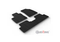 Alfombrillas de goma compatibles con MG 5 (EV) SW 2020- (perfil en T de 4 piezas + clips de montaje)