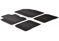 Alfombrillas de goma compatibles con Nissan Note 2006-2012 (diseño T, 4 piezas)