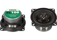 Altavoces de 2 vías, 100 mm, 70 vatios, par