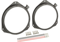 Anillo de altavoz de 165 mm Alfa Romeo - Citroën - Fiat - Opel - Peugeot con conector de altavoz incorporado