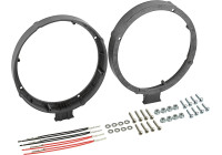 Anillo para altavoz 165mm Varios modelos Seat - Skoda - Volkswagen - Mitsubishi Con conexión para altavoz incorporado.