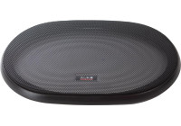 SISTEMA DE AUDIO Rejilla de altavoz ovalada negra de 2 piezas para altavoces 6x9 (par)