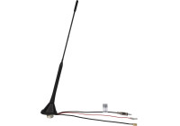 Antena de techo 16 V FM/DAB+ ángulo de inclinación de 72 grados (antena de 32 cm)