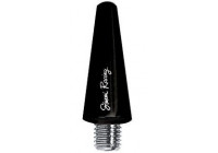 Antena superior de aluminio Simoni Racing - Negra - Longitud 3 cm