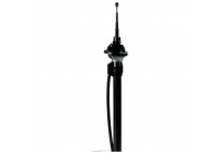 Antena telescópica de 4 piezas negra