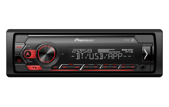 Pioneer MVH-320 1DIN USB/BT/+ rojo, Imagen 2