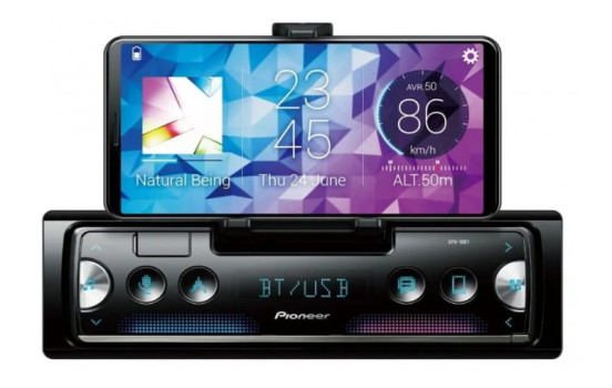 Radio Pioneer SPH-10BT 1 DIN con Bluetooth, USB y Spotify