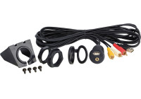 3,5 mm Aux + USB > Cinch / USB