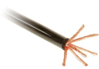 Cable de alimentación 20,00 mm² negro 50 metros