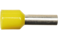 Manguito terminal de cable amarillo 6,0 mm² (100 piezas)