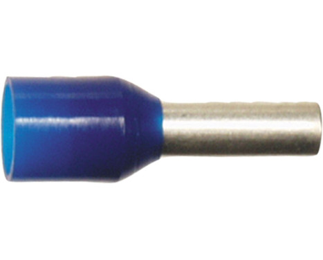 Manguito terminal de cable azul 2,5 mm² (100 piezas)