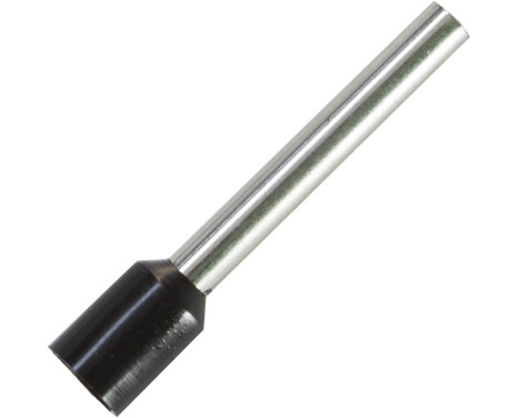 Manguito terminal para cable de 2,5 mm² con aislamiento negro
