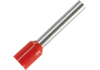 Manguito terminal para cable de 4,0 mm² con aislamiento rojo