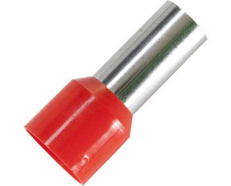 Manguito terminal para cable de 50 mm² con aislamiento rojo