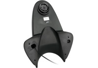 Cámara de marcha atrás NTSC negra de montaje en superficie con líneas de TV e infrarrojos