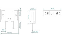 Fusible de cuchilla Maxi