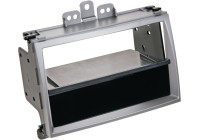 Panel 2 DIN Hyundai i20 con compartimento | 2009-2012 | Color: Plata