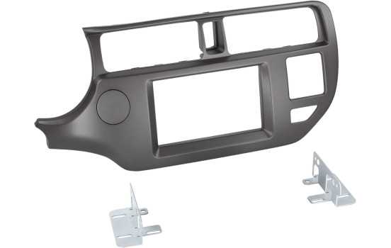 Panel 2 DIN Kia Rio 2011-2015 Color: Antracita
