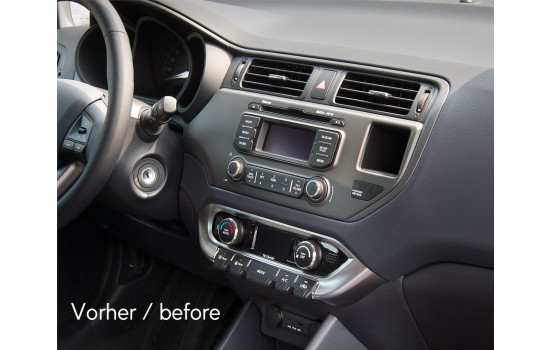 Panel 2 DIN Kia Rio 2011-2015 Color: Antracita, Imagen 3