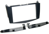 Panel 2 DIN Mercedes Benz Clase C W204 2007-2011 Color: Negro