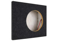 Caja de subwoofer de 10" hecha a medida para Scania CR20, 17 litros, MDF de 12 y 19 mm