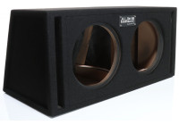 SISTEMA DE AUDIO Doble caja vacía. Caja bass reflex de 2 x 30 litros para 2 altavoces de graves de 25 cm.
