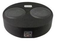 SUBCHASIS ACTIVO R-SERIES EVO Caja cerrada redonda de 14 litros, 2x R 10 FLAT EVO 2 + M-400.1 MD