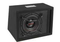 Subwoofer Boom Box de alta eficiencia Serie RADION Caja abierta de 15 litros con R08 EVO 2x 250/150 vatios
