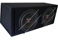 Subwoofer Boom Box de carrera larga serie X--ion, caja abierta de 2 x 42 litros con 2 x X12 EVO, 2 x 1500/1000 vatios
