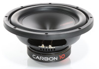 Subwoofer EFICIENTE Carbon Series de 250 mm y 4 ohmios, 350/250 vatios