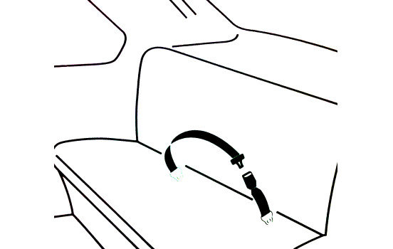 Cinturón de seguridad ajustable de 2 puntos, Imagen 2