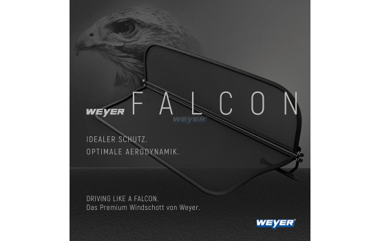 Deflector de viento Weyer Premium Cabrio compatible con Audi TT Roadster (2006-2014), Imagen 5