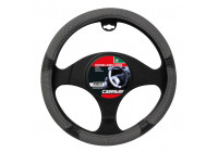 Funda de volante 'gris silverstone/negro'