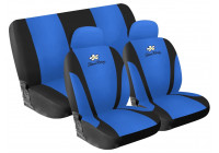 Juego de fundas de asiento Simoni Racing Daisy - Azul - 8 piezas