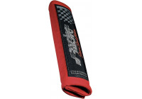 Conjunto de hombreras protectoras Simoni Racing - Terciopelo rojo