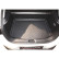 Alfombrilla de maletero compatible con Mazda CX 3 2015+ (incl. Facelift), Miniatura 4