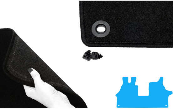 Alfombrilla delantera automática para Mercedes-Benz Vito W638 1996-2003 (1 pieza), Imagen 4