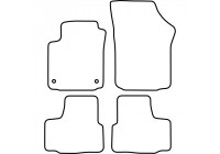 Alfombrillas adecuadas para Skoda Citigo 2012-