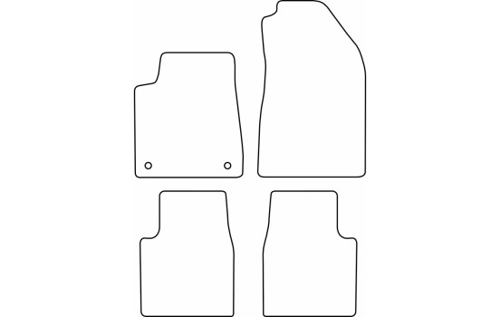 Alfombrillas AutoStyle velour adecuadas para Citroën C3 Aircross 2024-, Imagen 6