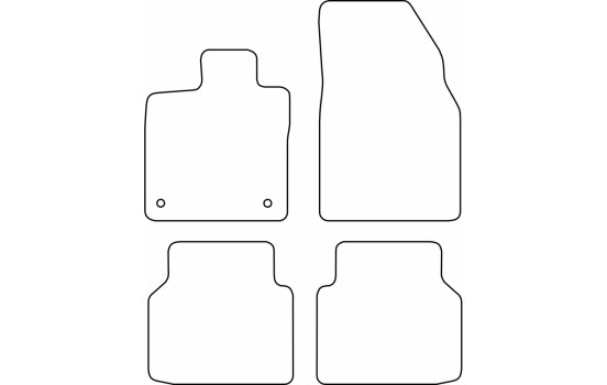 Alfombrillas AutoStyle velour adecuadas para Citroën e-C3 2024-, Imagen 6